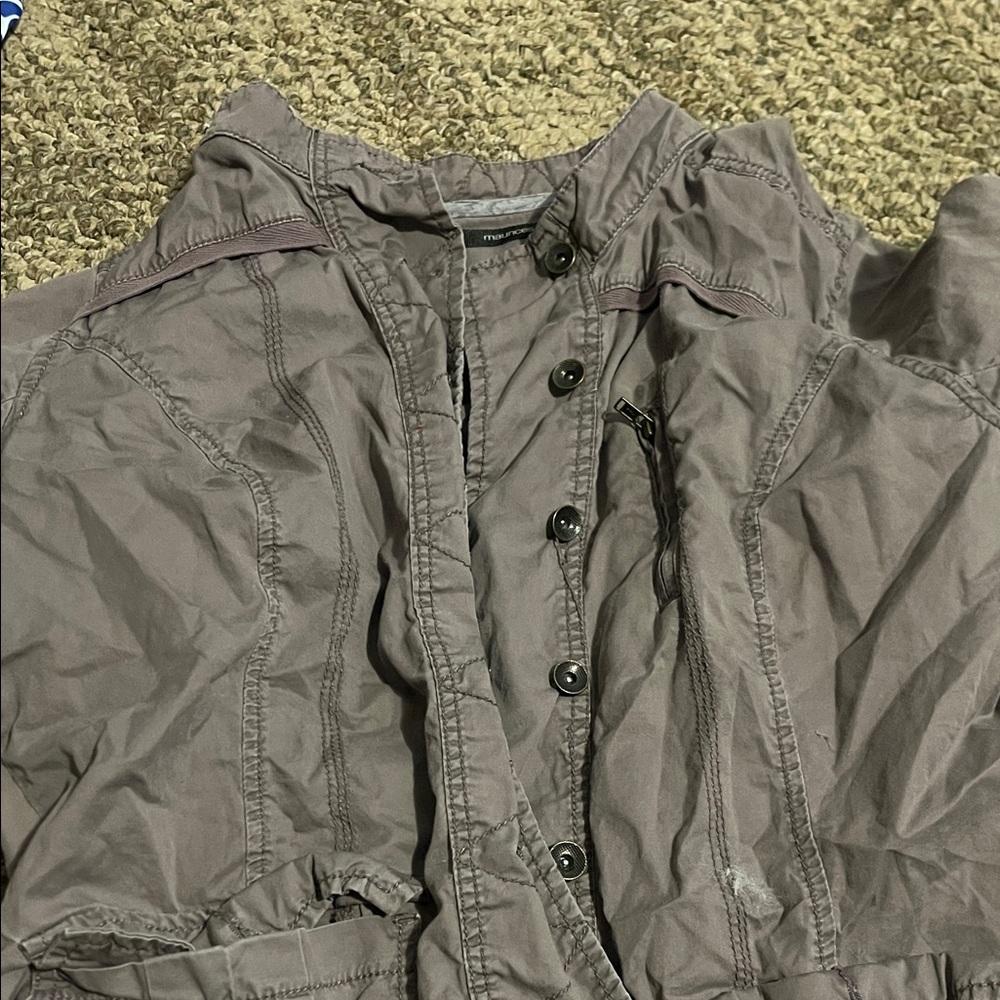 Maurices Taupe Utility Jacket